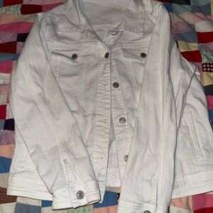 Women's White Denim Jacket
